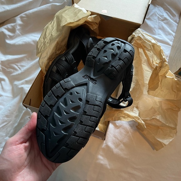 Teva Black Women's Sandals - Picture 4 of 9